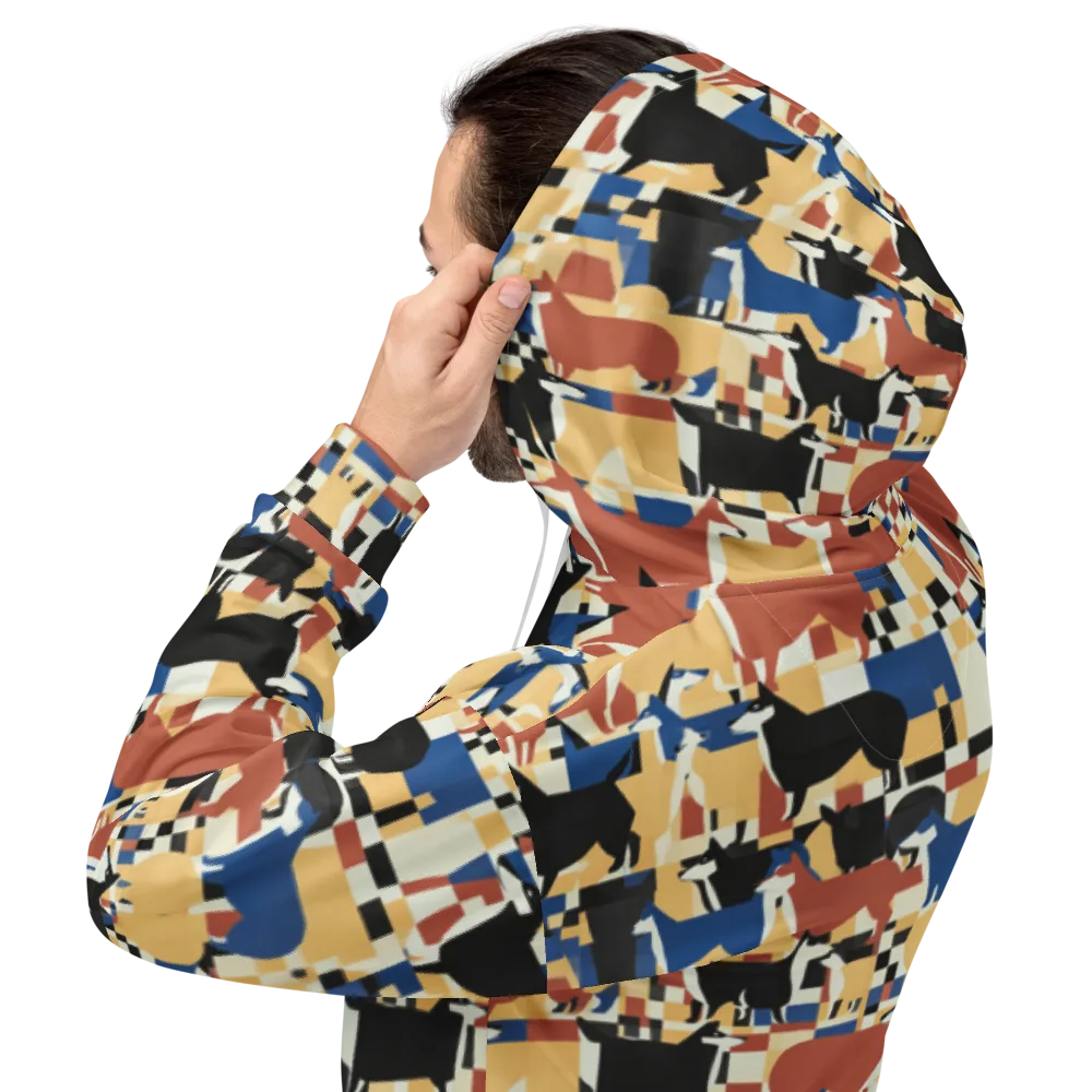 Canine Construct on Hoodie — Back