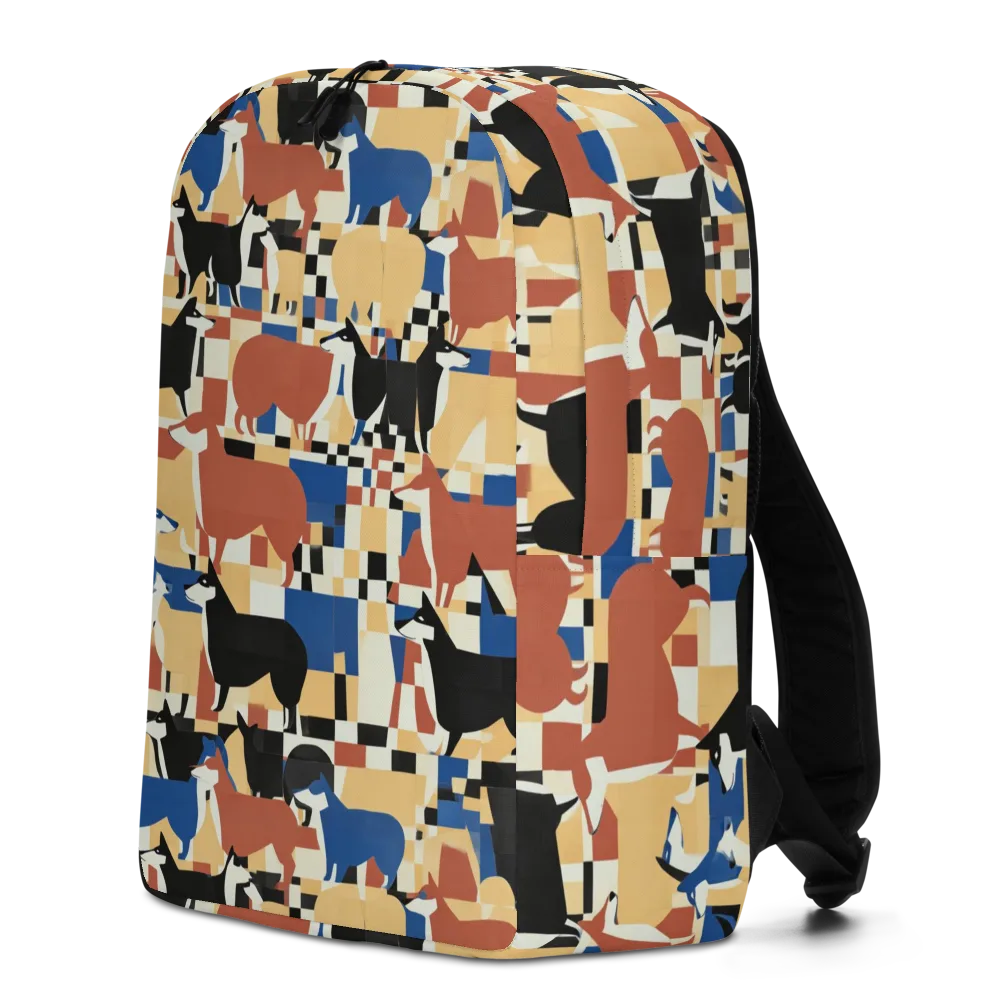 Canine Construct on Minimalist Backpack — Left