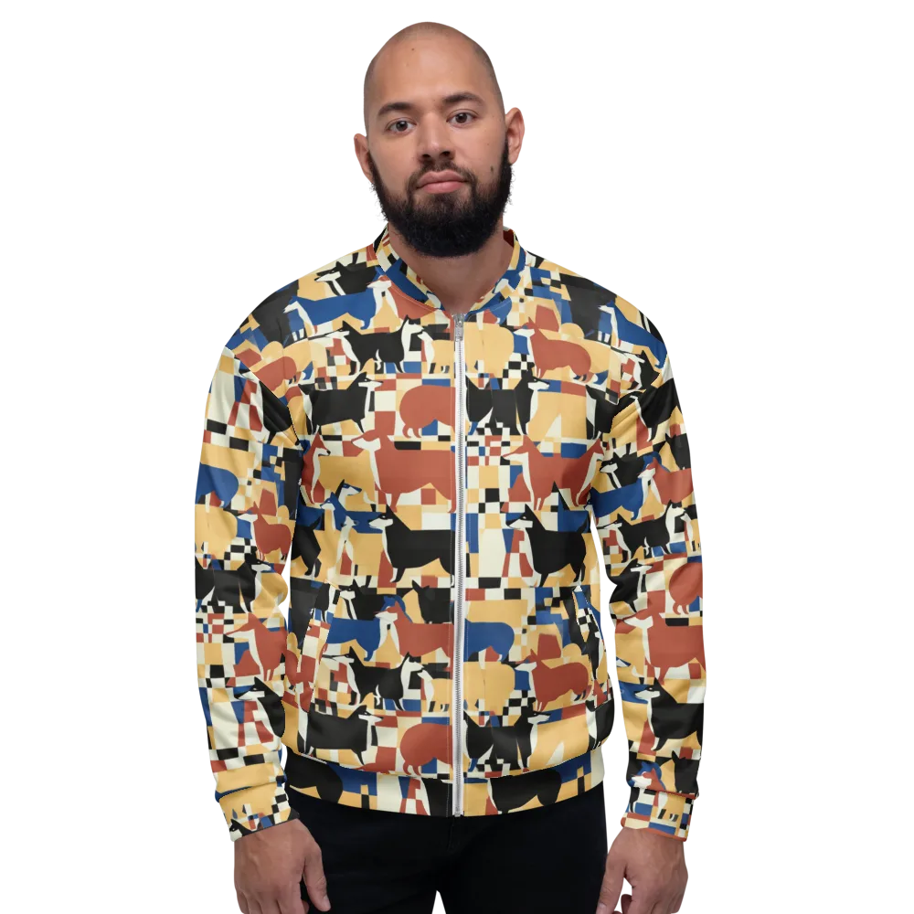 Canine Construct on Bomber Jacket — Front