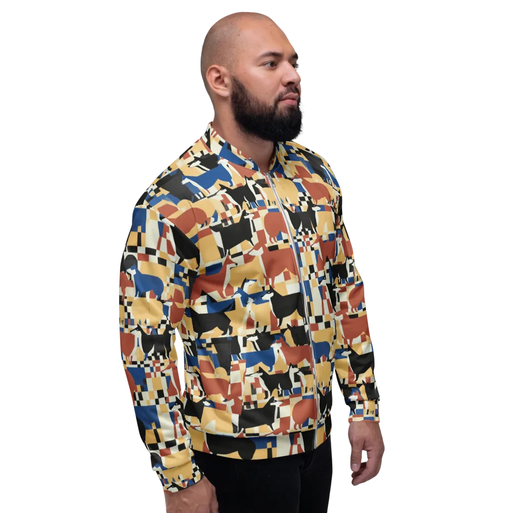 Canine Construct on Bomber Jacket — Right