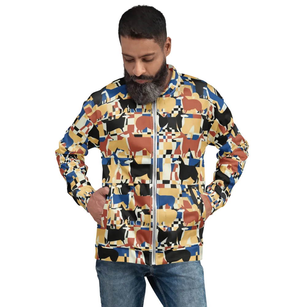 Canine Construct on Bomber Jacket — Front