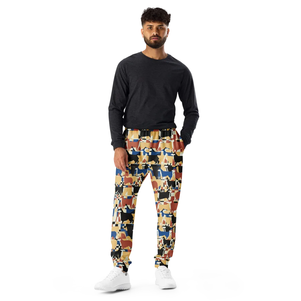 Canine Construct on Men's Joggers — Front