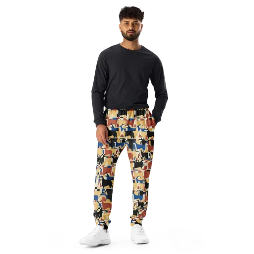 Canine Construct on a Men's Joggers