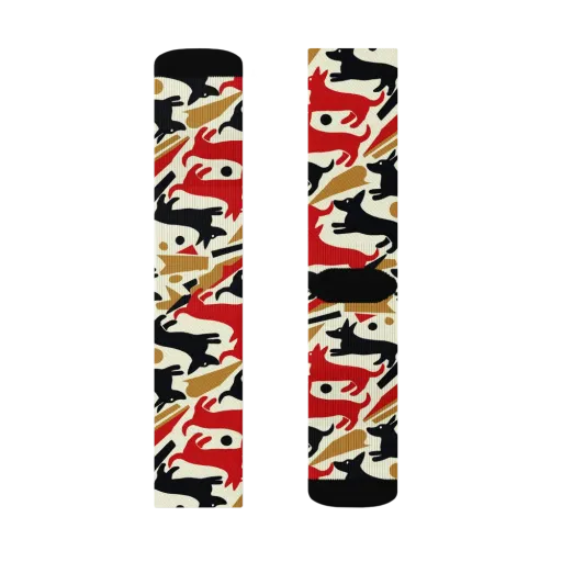 Redline Hounds on a Socks