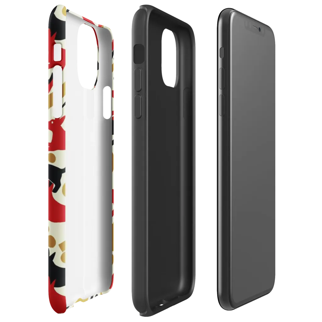 Redline Hounds on Tough Case for iPhone® — Right