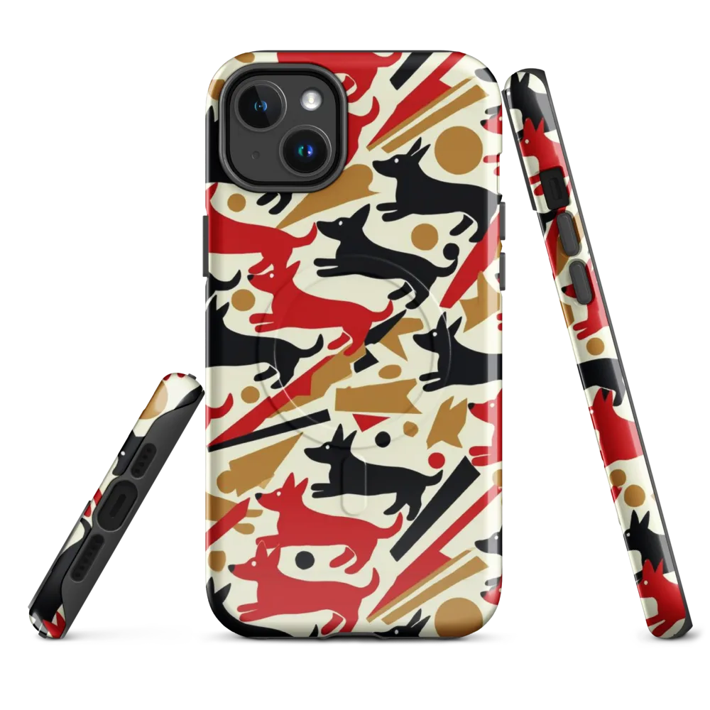 Redline Hounds on MagSafe Tough Case for iPhone® — Front