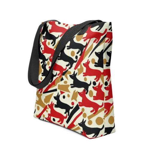 Redline Hounds on a Tote Bag