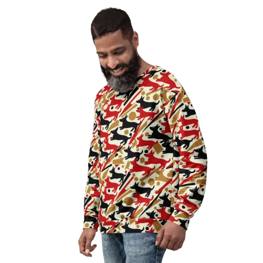 Redline Hounds on a Sweatshirt