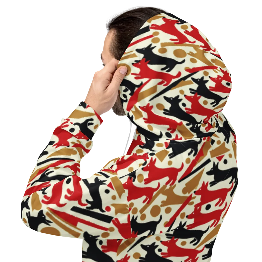 Redline Hounds on Hoodie — Back