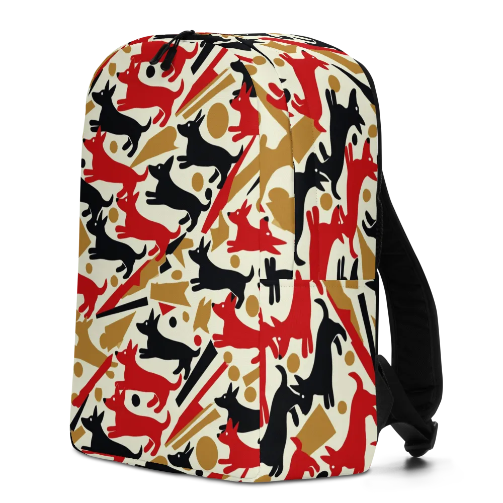 Redline Hounds on Minimalist Backpack — Left