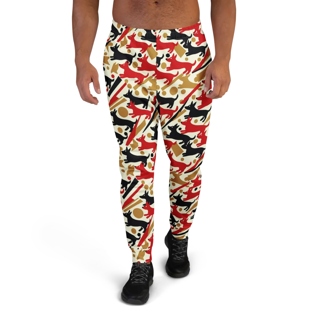 Redline Hounds on Men's Joggers — Front