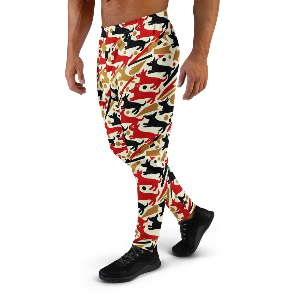 Redline Hounds on Men's Joggers — Left