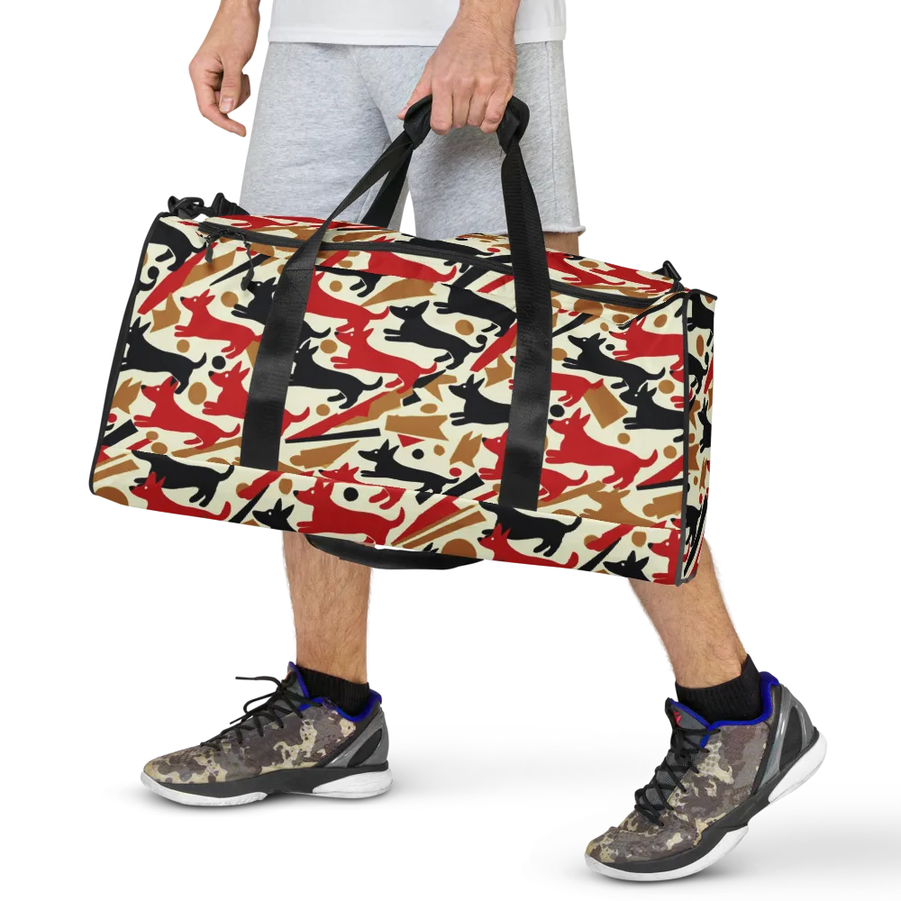 Redline Hounds on Duffle Bag — Front