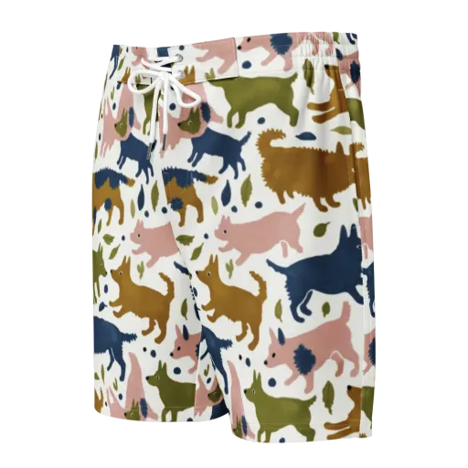 Woodland Zoom on a Men's Board Shorts