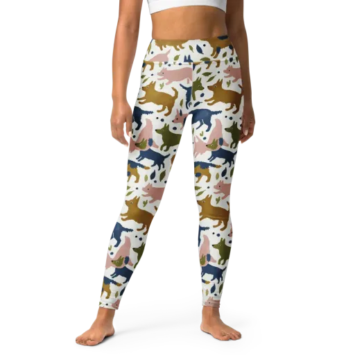 Woodland Zoom on a Yoga Leggings