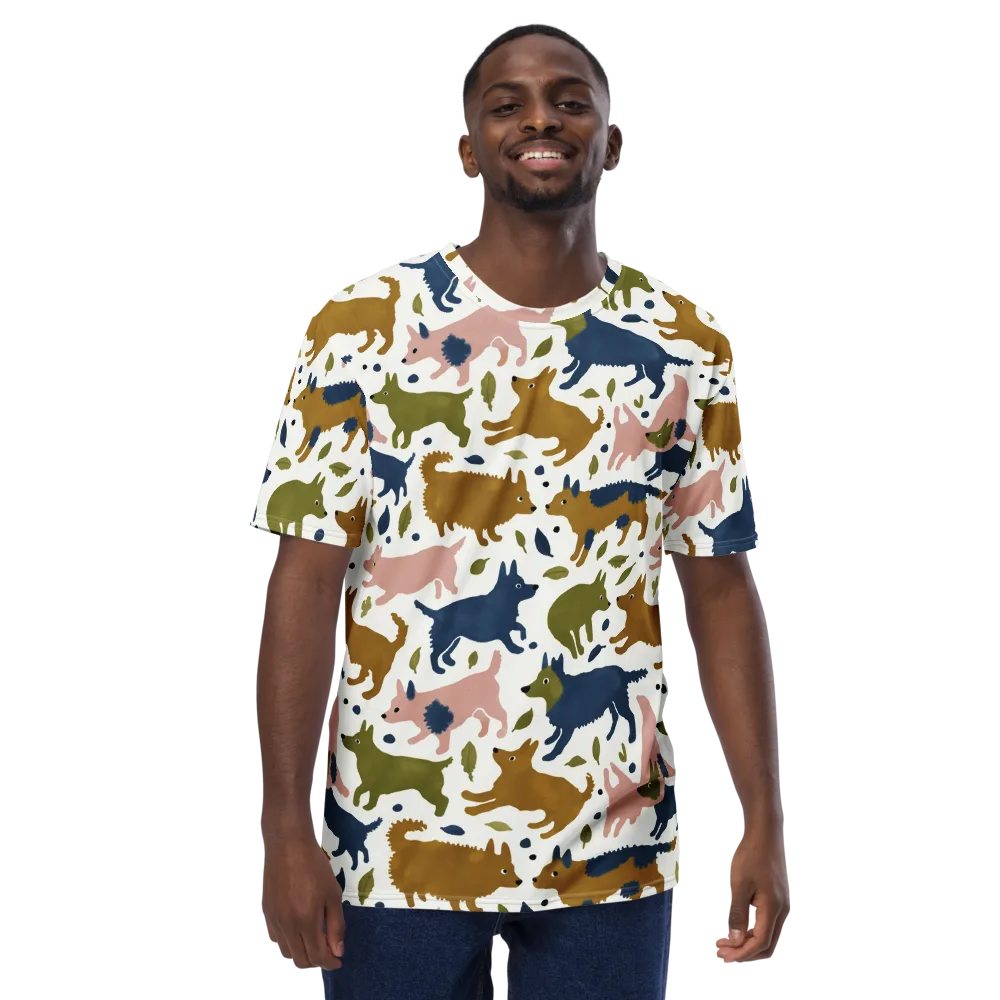 Woodland Zoom on Men's Crew Neck T-Shirt — Front