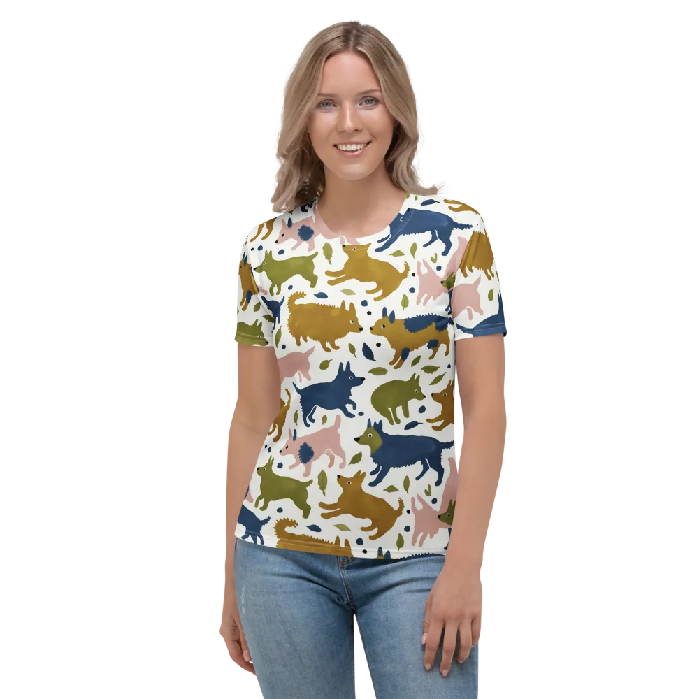 Woodland Zoom on Women's Crew Neck T-Shirt — Front