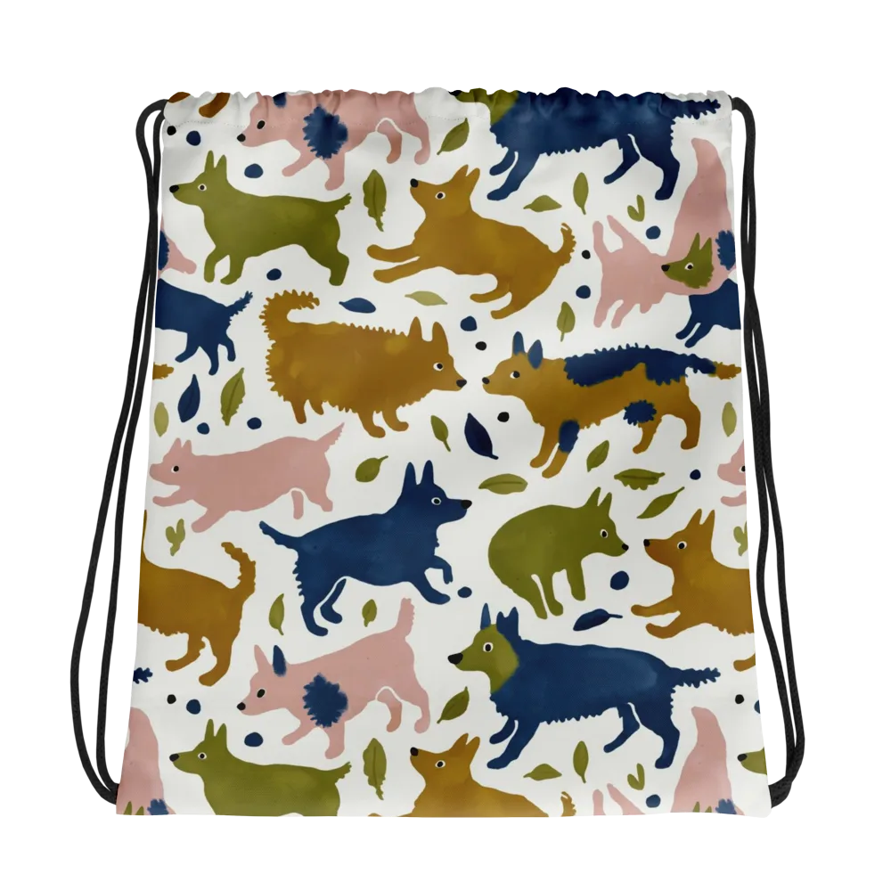 Woodland Zoom on Drawstring Bag — Photo