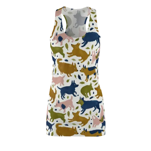 Woodland Zoom on a Racerback Dress