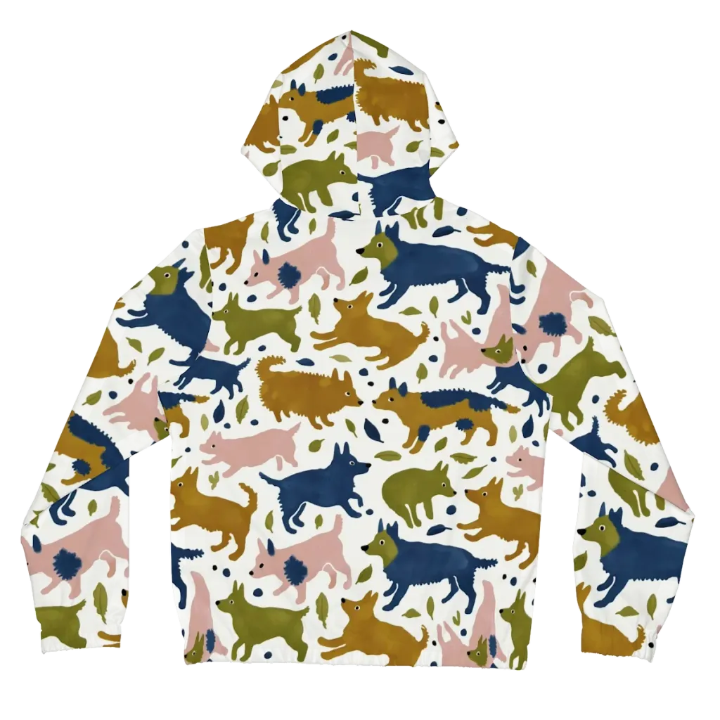 Woodland Zoom on Women's Full-Zip Hoodie — Back