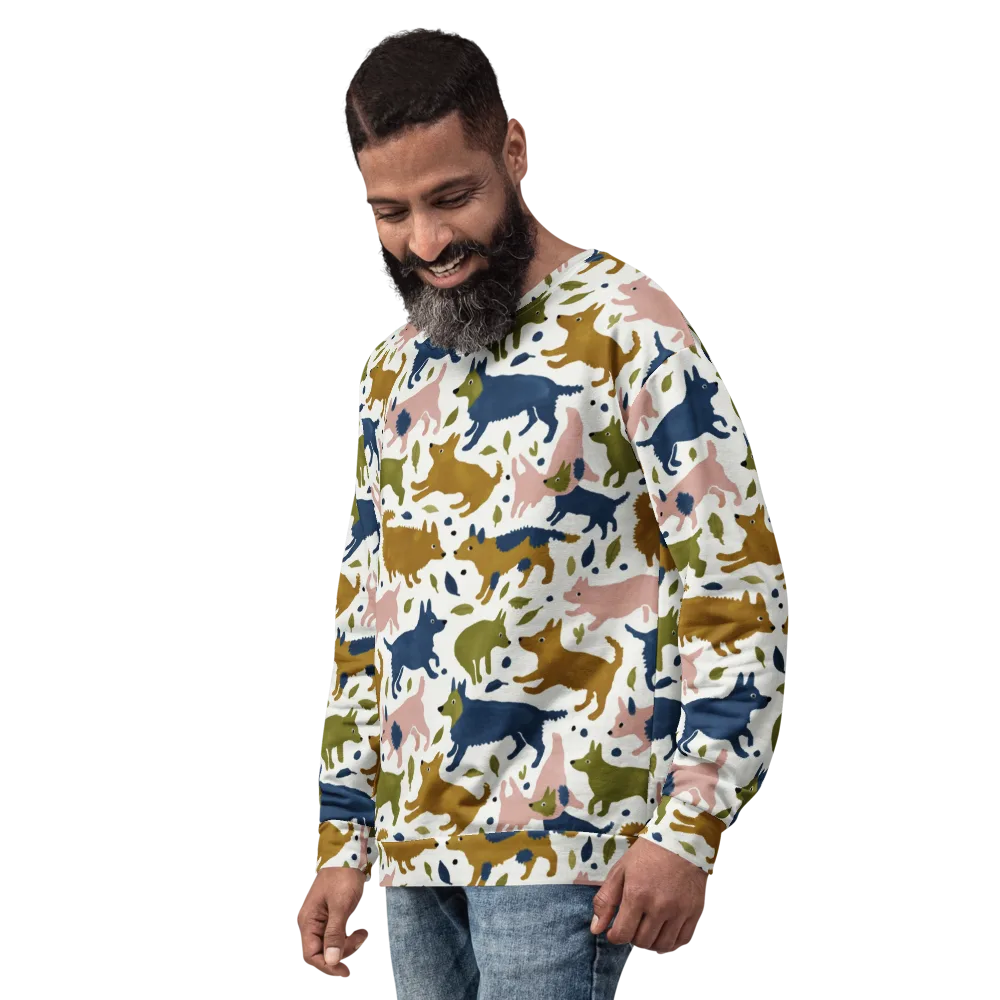 Woodland Zoom on Sweatshirt — Left Front