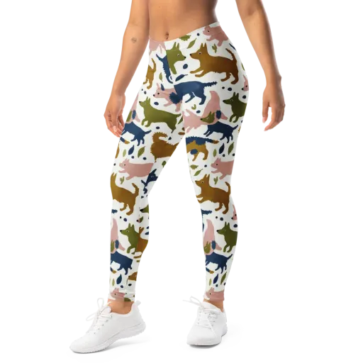 Woodland Zoom on a Leggings