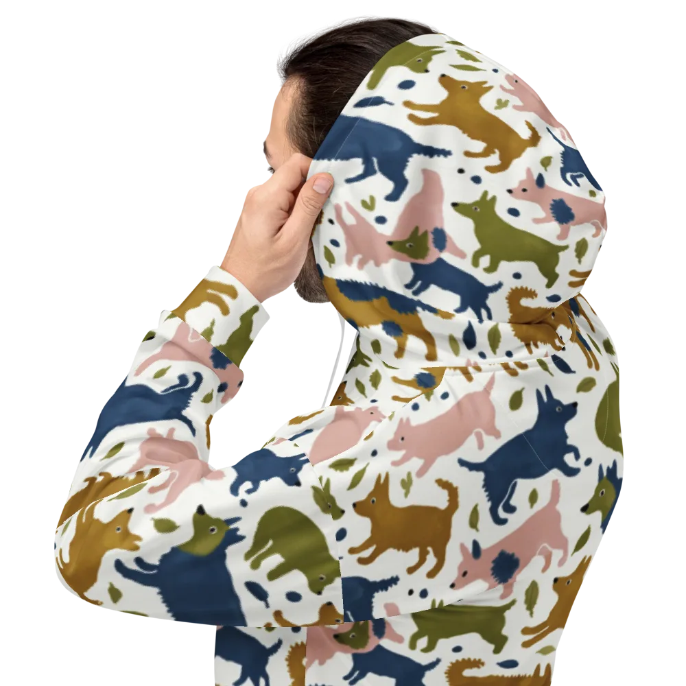 Woodland Zoom on Hoodie — Back
