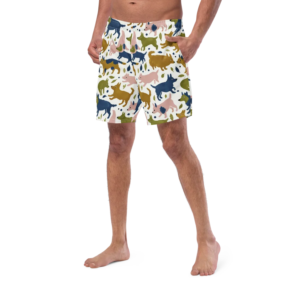Woodland Zoom on Swim Trunks — Left Front