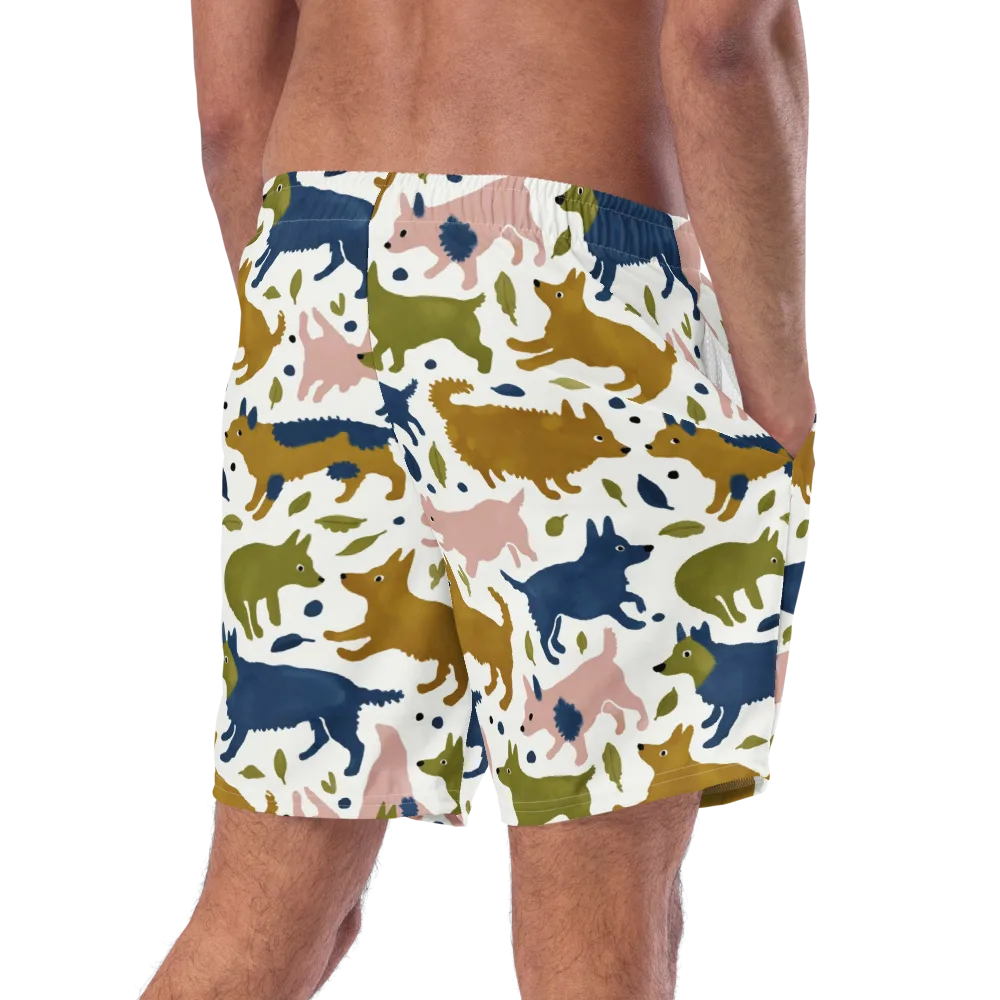 Woodland Zoom on Swim Trunks — Right Back