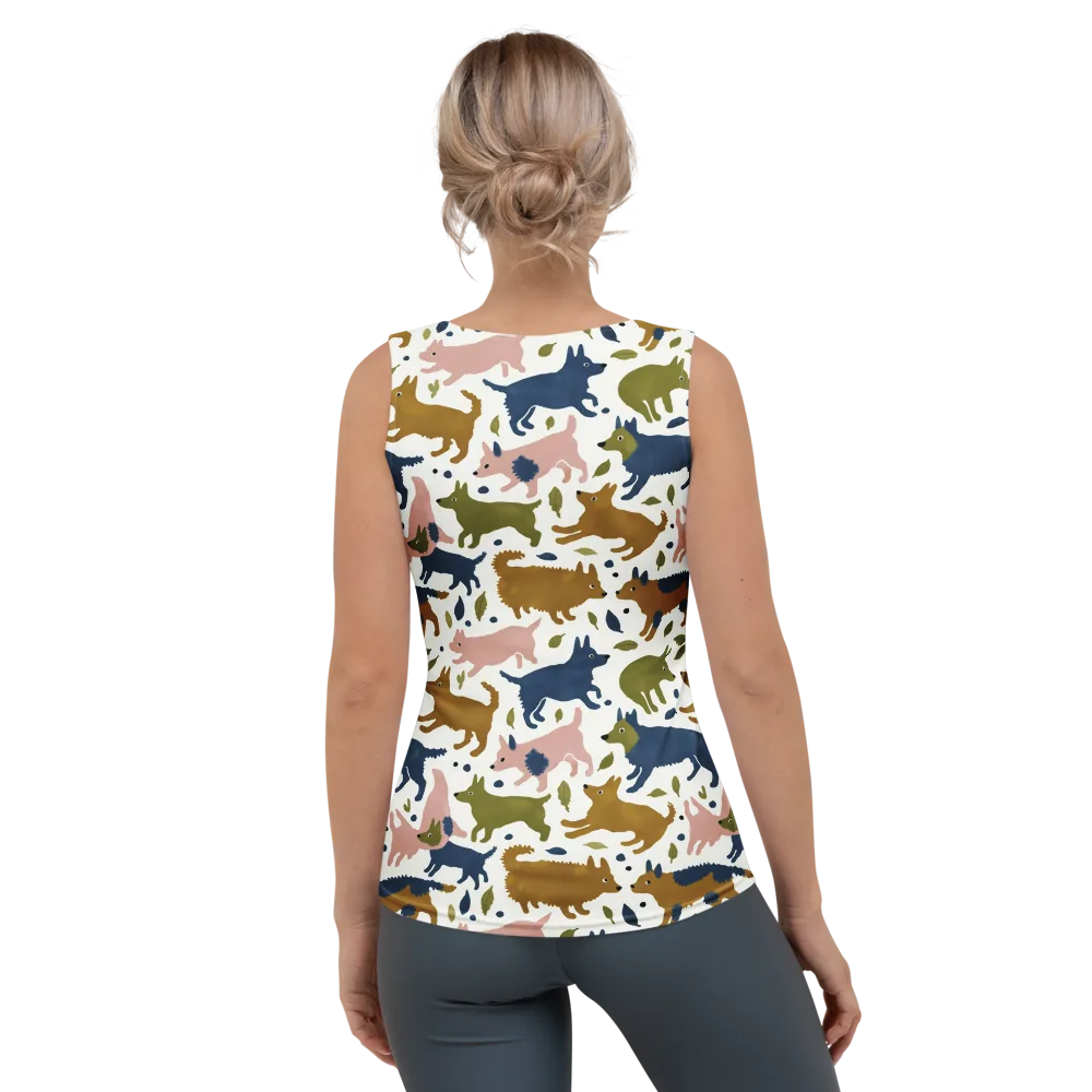 Woodland Zoom on Women's Tank Top — Back