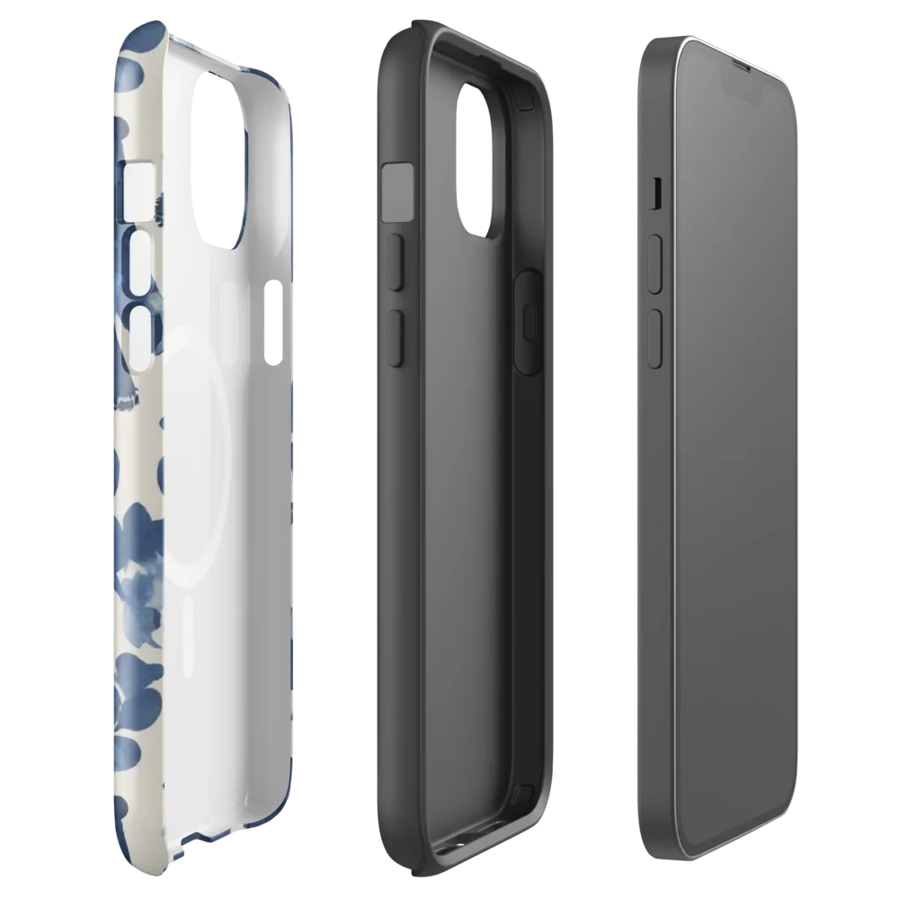 Blue Bearwood on MagSafe Tough Case for iPhone® — Front