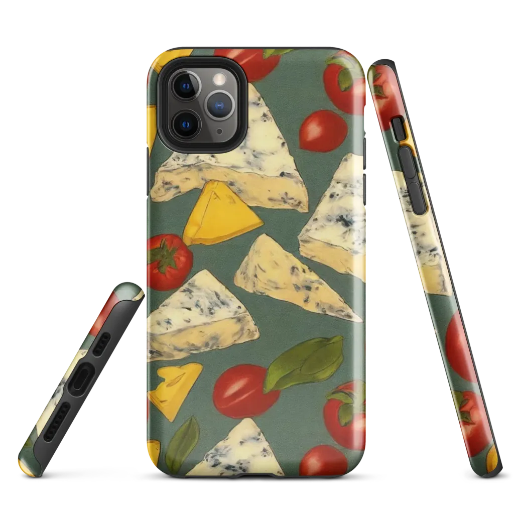Market Day Blue on Tough Case for iPhone® — Front