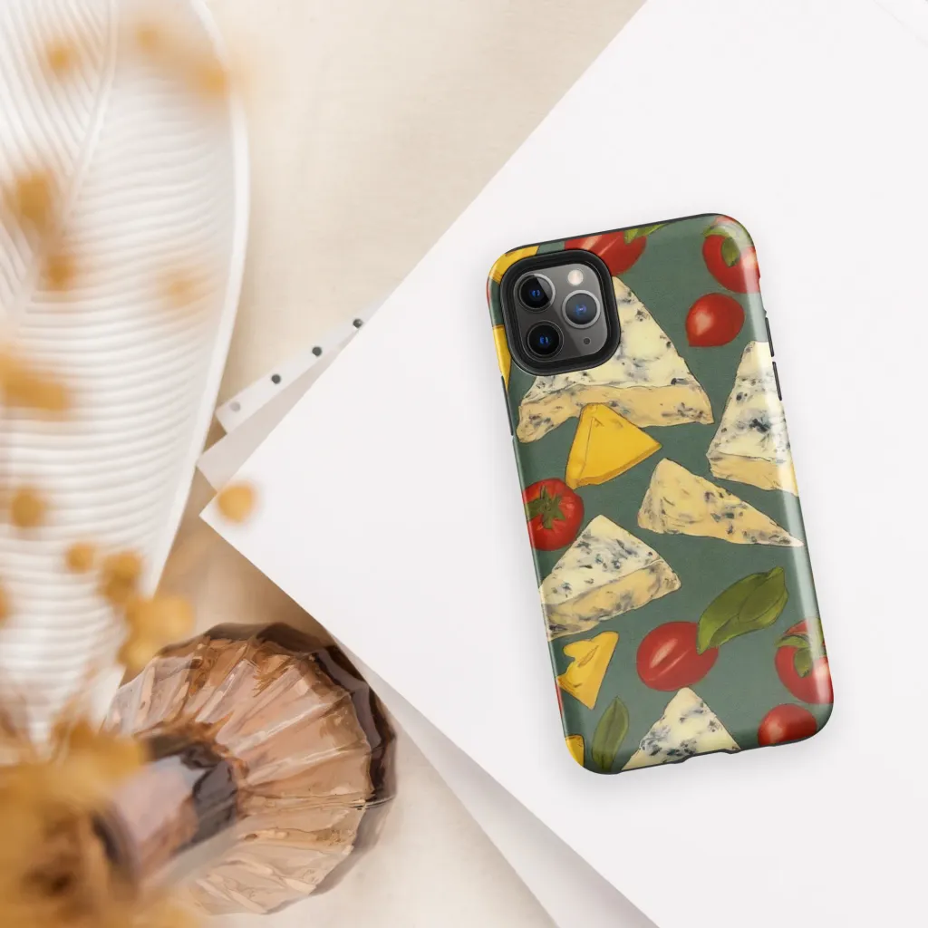 Market Day Blue on Tough Case for iPhone® — Front