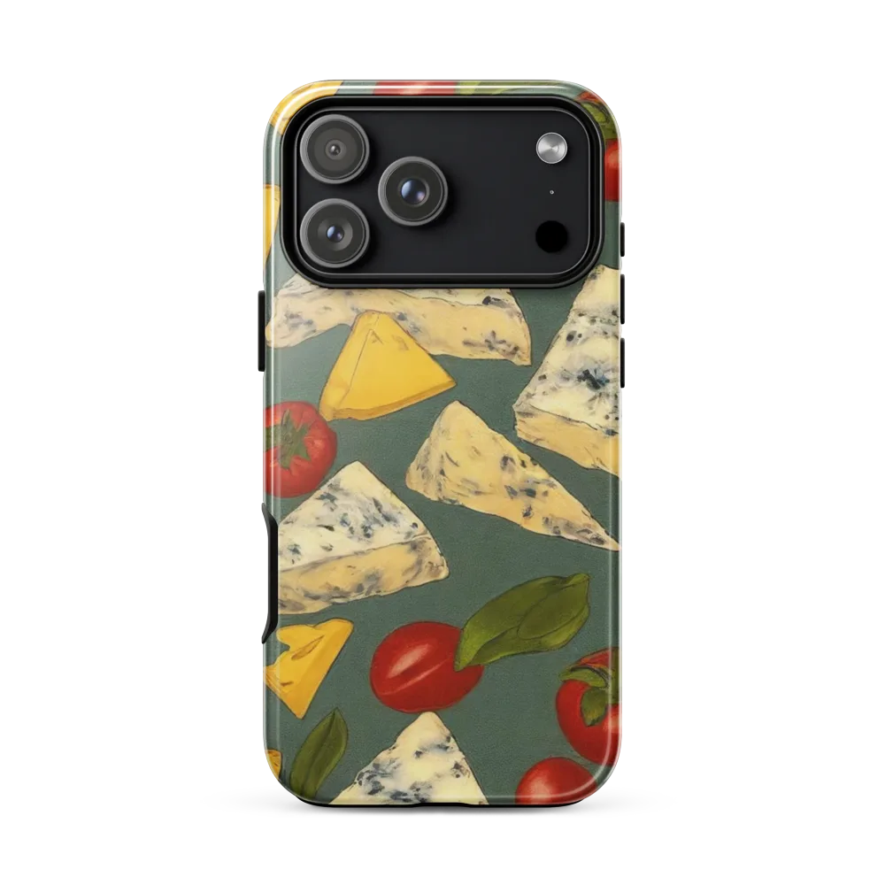 Market Day Blue on Tough Case for iPhone® — Front