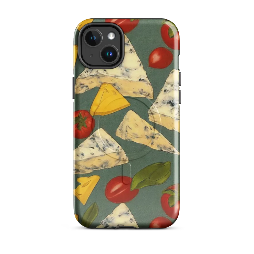 Market Day Blue on MagSafe Tough Case for iPhone® — Front