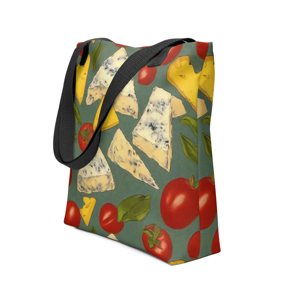 Market Day Blue on Tote Bag — Front