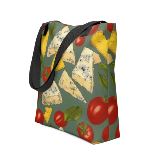 Market Day Blue on a Tote Bag