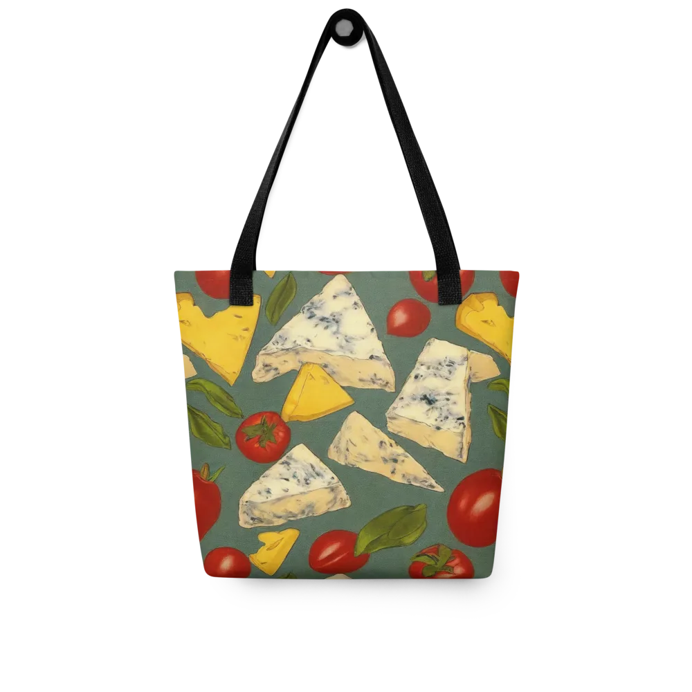 Market Day Blue on Tote Bag — Front