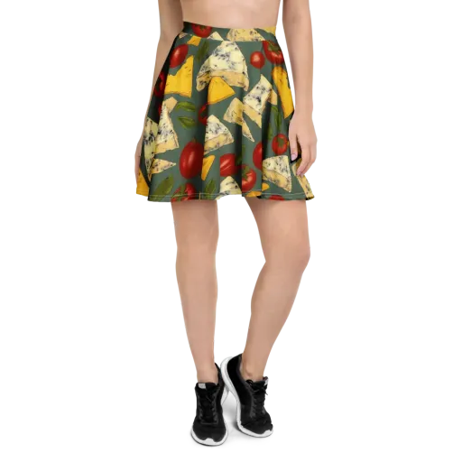 Market Day Blue on a Skater Skirt