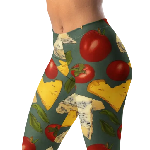 Market Day Blue on a Leggings