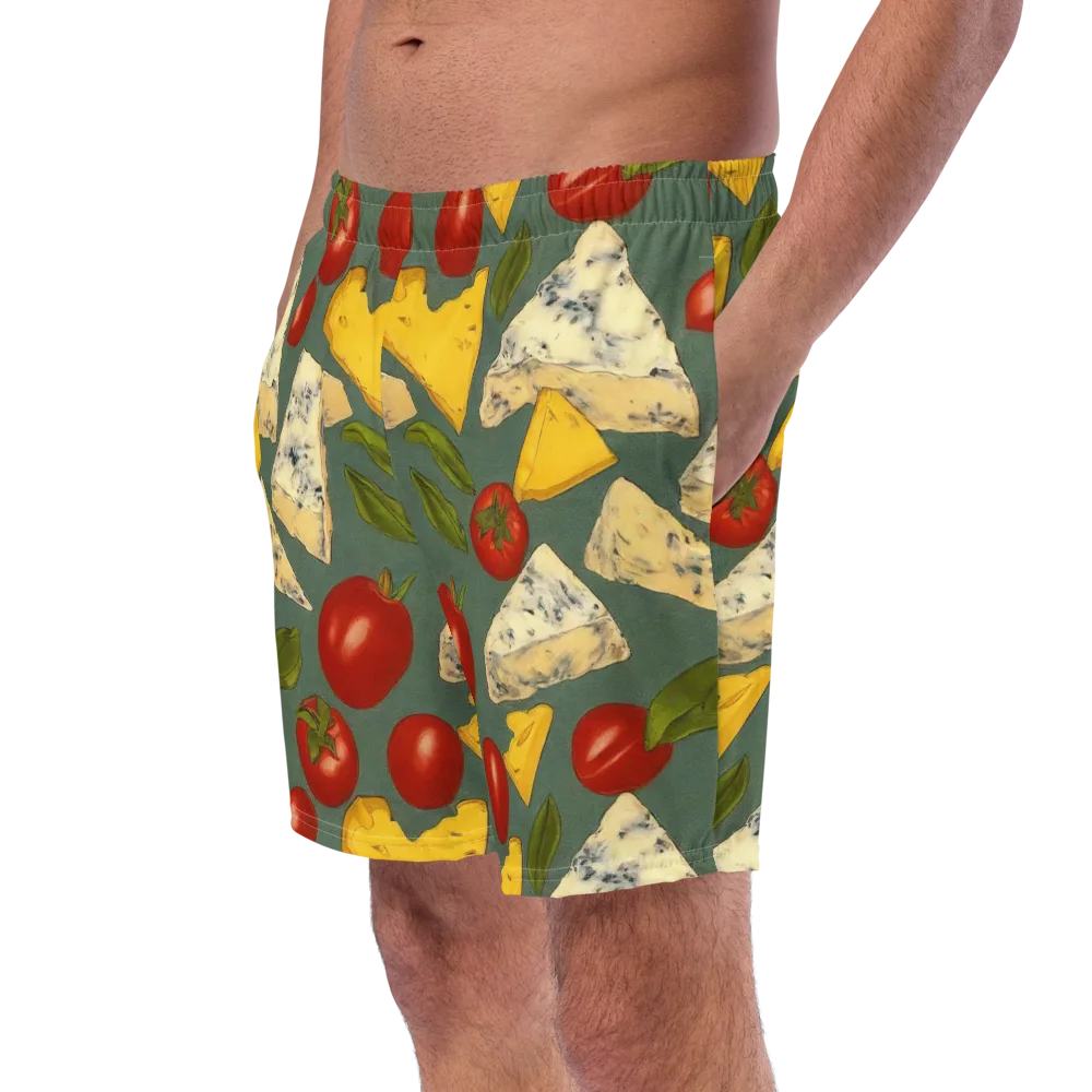 Market Day Blue on Swim Trunks — Left Front