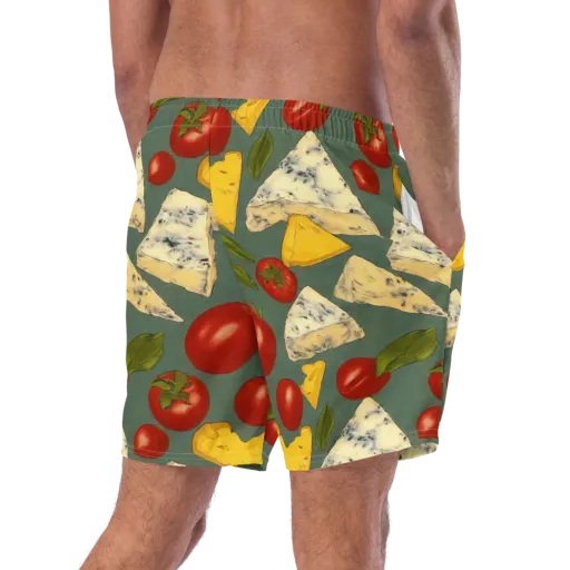 Market Day Blue on a Swim Trunks