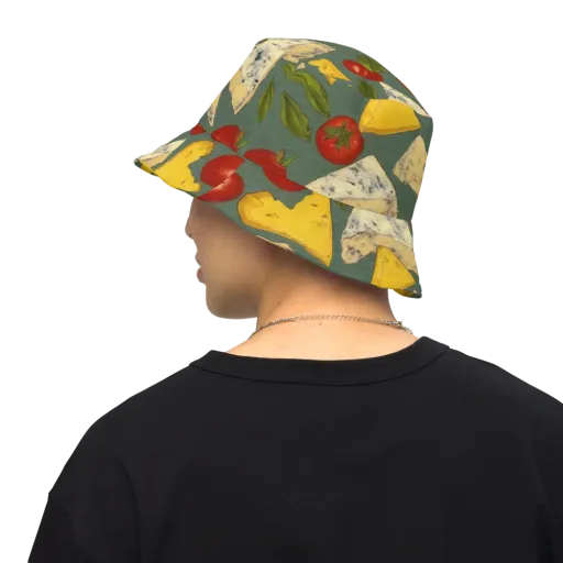 Market Day Blue on a Reversible Bucket Hat