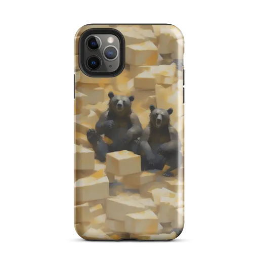 Cheddar Bear Society on a Tough Case for iPhone®