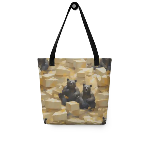 Cheddar Bear Society on a Tote Bag
