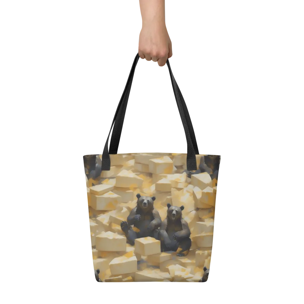 Cheddar Bear Society on Tote Bag — Front