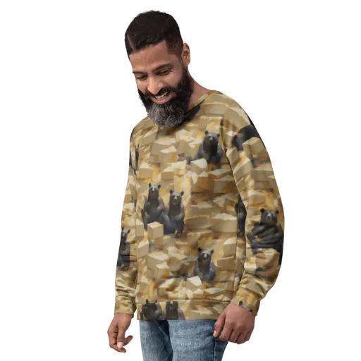 Cheddar Bear Society on a Sweatshirt