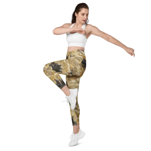 Cheddar Bear Society on a Leggings with Pockets