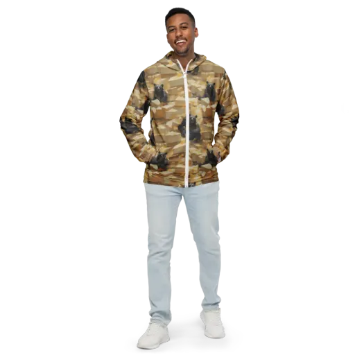 Cheddar Bear Society on a Men's Windbreaker