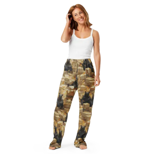 Cheddar Bear Society on a Women's Pajama Pants
